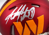 Adrian Peterson Signed Washington Commanders Speed Mini Helmet-Beckett W Holo