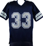 Tony Dorsett Autographed Blue/Grey Pro Style Jersey- Beckett W Hologram *Black