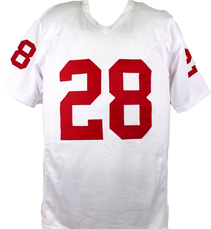 Adrian Peterson Autographed White College Style Jersey Beckett W Hologram