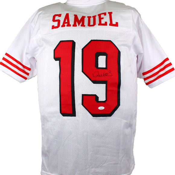 Deebo Samuel Autographed White Shadow # Pro Style Jersey- JSA *Black