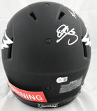 Eagles QB's Autographed Eagles F/S Eclipse Speed Authentic Helmet - Beckett W
