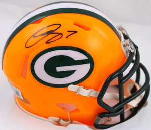 Quay Walker Autographed Green Bay Packers Speed Mini Helmet-Beckett W Hologram