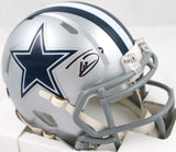 Trevon Diggs Autographed Dallas Cowboys Speed Mini Helmet- Beckett W Hologram