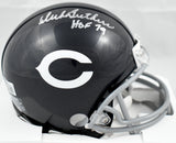 Dick Butkus Signed Chicago Bears 62-73 Speed Mini Helmet w/ HOF - Beckett W Holo