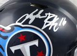 Treylon Burks Signed Tennessee Titans F/S Speed Authentic Helmet-Beckett W Holo