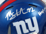 Michael Strahan Signed New York Giants Speed Mini Helmet W/HOF-Beckett W Holo