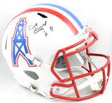 Earl Campbell Signed Houston Oilers F/S 81-96 Speed Helmet w/HOF- Beckett W Holo