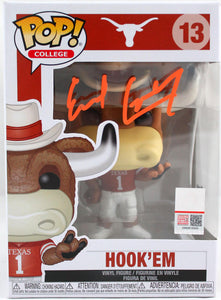 Earl Campbell Autographed Texas Longhorns Funko Pop Figurine #13- Beckett W Holo