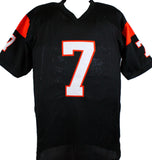 Boomer Esiason Autographed Black Pro Style Jersey-Beckett W Hologram *Black