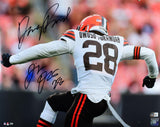 Jeremiah Koramoah Signed Browns 16x20 Back Photo w/Dawg Pound-Beckett W Hologram