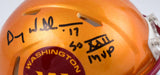 Doug Williams Signed Washington Flash Speed Mini Helmet w/SB MVP- Beckett W Holo