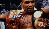 Mike Tyson Autographed 16x20 Spotlight Photo- Beckett W Hologram *Blue