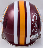 Mark Rypien Doug Williams Signed WFT Speed Mini Helmet w/SB MVP #2-BAW Holo