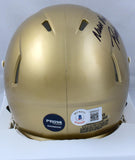 Rudy Ruettiger Signed Notre Dame Riddell Speed Mini Helmet W/Never Quit-BAW Holo