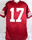 Mark Rypien Autographed Red College Style Jersey -Beckett W Hologram  *Black