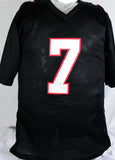 Michael Vick Autographed Black Pro Style Jersey - Beckett W Hologram *Black