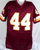 John Riggins Autographed Burgundy Pro Style Jersey- Beckett W Hologram *Black