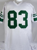 Vince Papale Autographed White Pro Style Jersey w/ Rocky- Beckett W Hologram