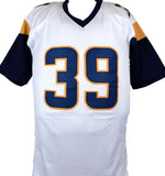 Steven Jackson Autographed White Pro Style Jersey - Beckett W Hologram *Silver