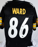 Hines Ward Autographed Black Pro Style Jersey- Beckett W Hologram *Black