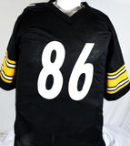 Hines Ward Autographed Black Pro Style Jersey- Beckett W Hologram *Black