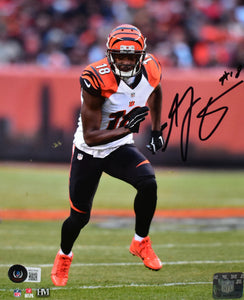 AJ Green Signed 16x20 Cincinnati Bengals Stance Photo-Beckett W Hologram *Black