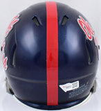 Archie Manning Autographed Ole Miss Rebels Speed Mini Helmet- Fanatics *Silver