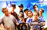 The Sandlot Autographed 11x14 Hercules Photo w/7 Actors  -Beckett W Hologram