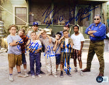 The Sandlot Autographed 8x10 Outside Photo w/7 Actors -Beckett W Hologram *Blue