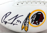 Ryan Kerrigan Autographed Washington Redskins Logo Football- JSA W Authenticated