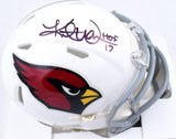 Kurt Warner Signed Arizona Cardinals Speed Mini Helmet w/HOF -Beckett W Hologram