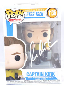 William Shatner Autographed Star Trek Funko Pop Figurine #1136- Beckett W Holo