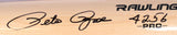 Pete Rose Autographed Blonde  Pro Baseball Bat w/4256 - Beckett W Holo