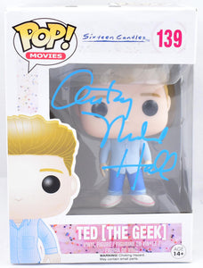 Anthony Michael Hall Autographed Ted the Geek Funko #139-Beckett W Hologram