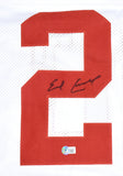 Earl Campbell Autographed White College Style Jersey - Beckett W Hologram *Black