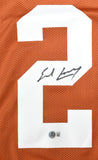 Earl Campbell Autographed Orange College Style Jersey *Light - Beckett W Holo