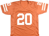 Earl Campbell Autographed Orange College Style Jersey *Light - Beckett W Holo