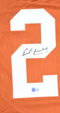 Earl Campbell Autographed Orange College Style Jersey *Light - Beckett W Holo