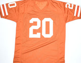 Earl Campbell Autographed Orange College Style Jersey *Light - Beckett W Holo