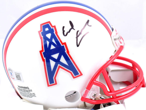 Earl Campbell Signed Houston Oilers 81-96 Mini Helmet *thin - Beckett W Hologram