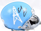 Earl Campbell Signed Houston Oilers 60-62 TB Mini Helmet - Beckett W Hologram