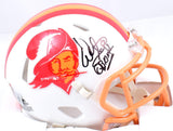 Warren Sapp Signed Buccaneers 76-96 Speed Mini Helmet w/QB Killa-Beckett W Holo