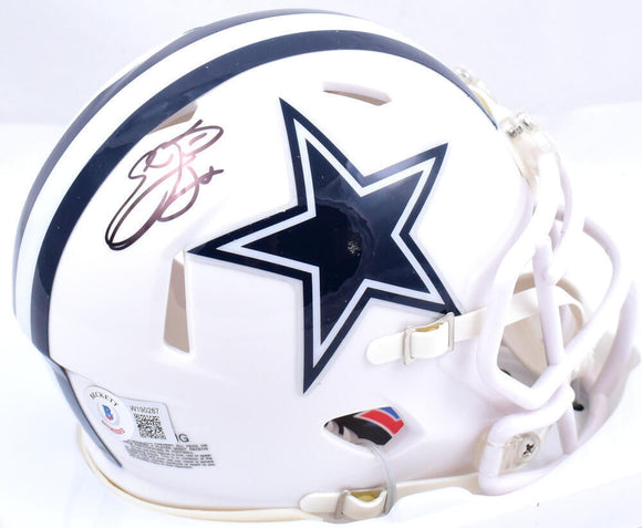 Emmitt Smith Autographed Dallas Cowboys ALT 22 Speed Mini Helmet-Beckett W Holo