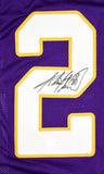 Adrian Peterson Autographed Purple Pro Style Jersey-Beckett W Hologram *Black