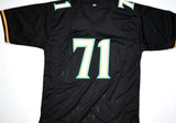 Tony Boselli Autographed Black Pro Style Jersey w/ HOF - Beckett W Hologram