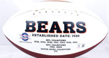 Brian Urlacher Autographed Chicago Bears Logo Football w/ HOF- Beckett W Holo