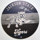 Deion Sanders Signed Jackson State Tigers Wooden Sign #2- Beckett W Hologram