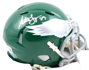 Seth Joyner Signed Philadelphia Eagles 74-95 Speed Mini Helmet-Beckett W Holo