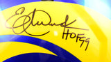 Eric Dickerson Signed Rams F/S 2020 Speed Authentic Helmet w/HOF-Beckett W Holo