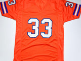 Tony Dorsett Autographed Orange Pro Style Jersey- Beckett W Hologram *Black